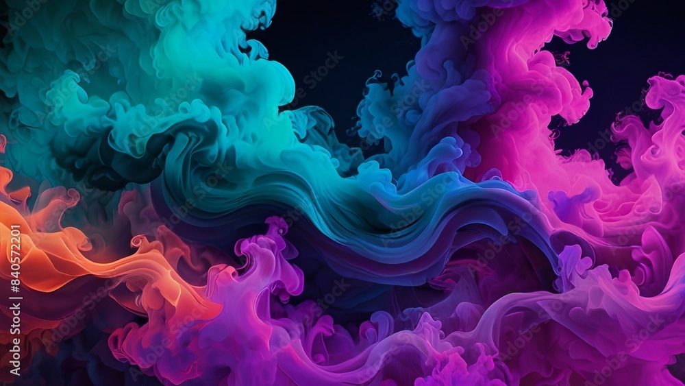 Abstract colorful smoky background Abstract colorful smoky background