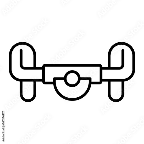 Handlebar icon. outline icon