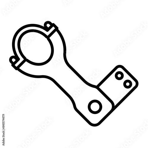 Handlebar icon. outline icon