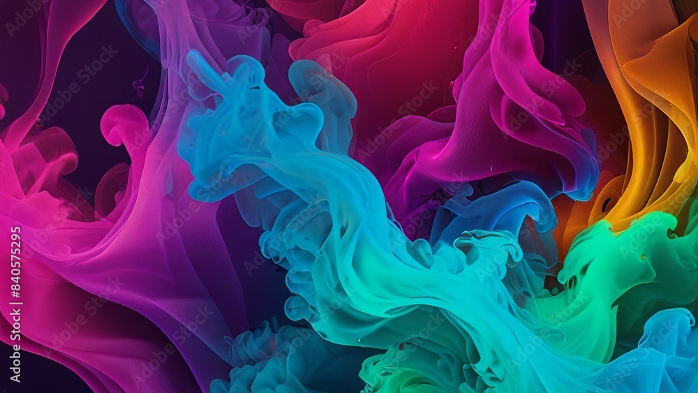 Abstract colorful smoky background Abstract colorful smoky background