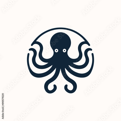 illustration of a octopus vector