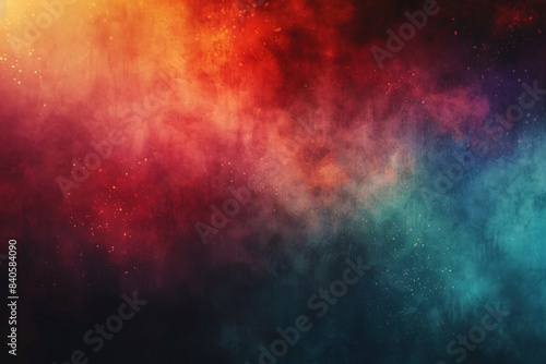 Dusty background with particles suspended