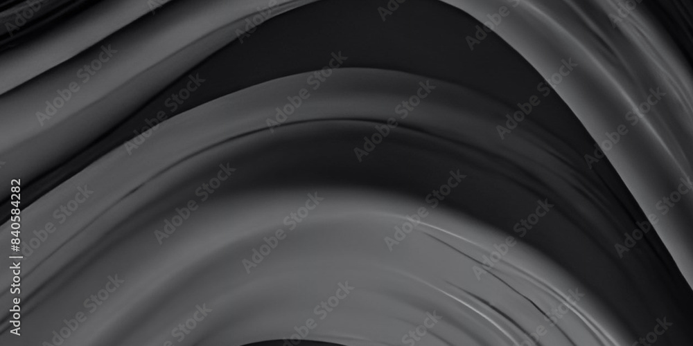 Fototapeta premium Elegant Dark Abstract Background Design in Black. Dark Abstract Background with many waves. Black Abstract Design for Modern Aesthetics Intricate Dark Abstract Background