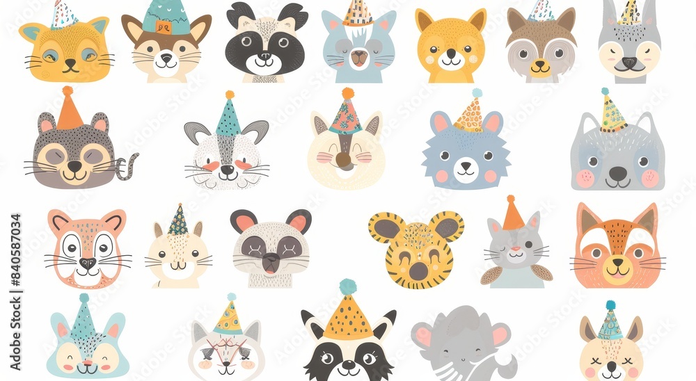 A collection of cartoon animals for your kids' books, cards, stickers, and prints. Illustrations to inspire your imagination. A collection of cartoon animals for your kids' books, cards, stickers, and prints. Illustrations to inspire your imagination.