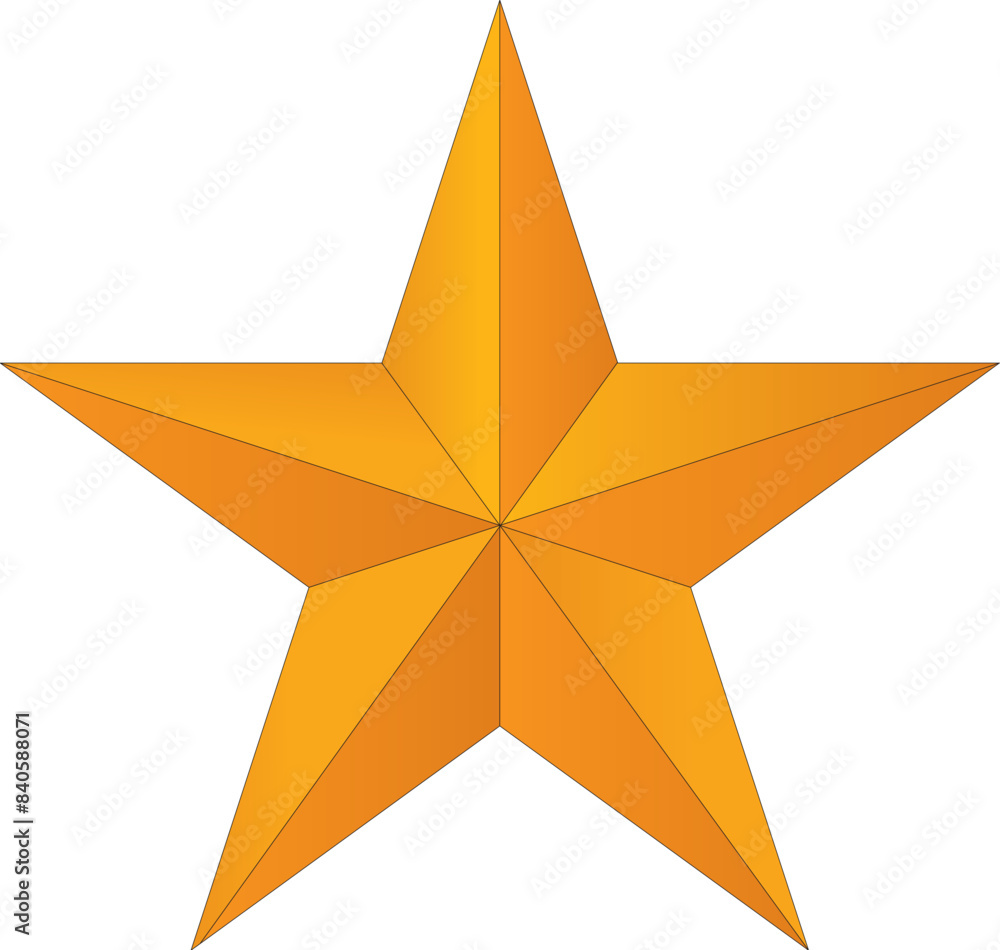 Fototapeta premium Editable Star Logo - Customizable Star Design for Branding