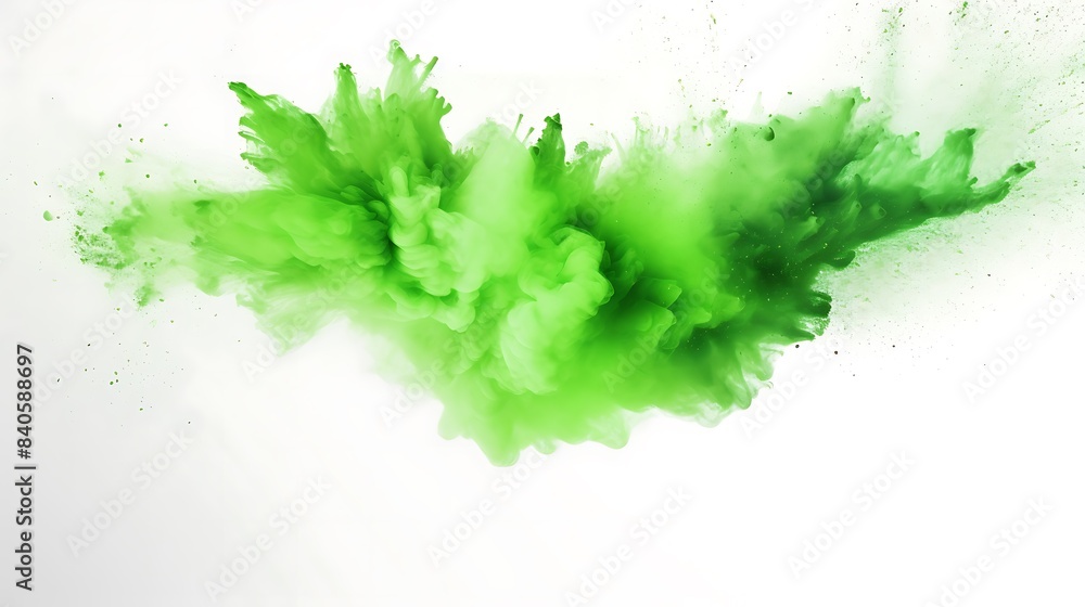 abstract powder splatted background,Freeze motion of green powder exploding/throwing green, Abstract emerald dust explosion on white background abstract powder splatted background,Freeze motion of green powder exploding/throwing green, Abstract emerald dust explosion on white background