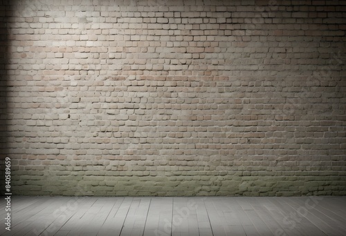 White brick wall background