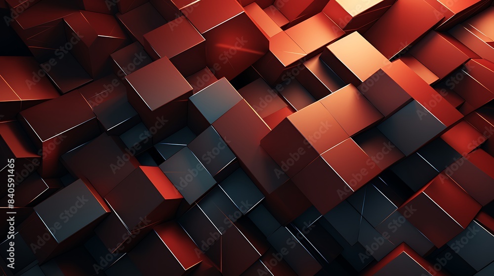 Abstract 3D Geometric Background Abstract 3D Geometric Background