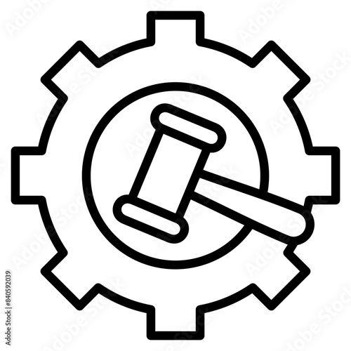 Control Regulation  Icon Element For Design