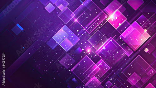 Abstract background with stars. Created with Ai