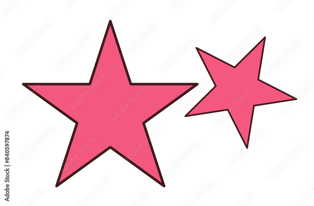 set of stars sticker set of stars sticker