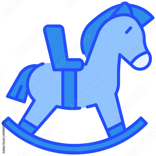 Robot Blue Color Icon