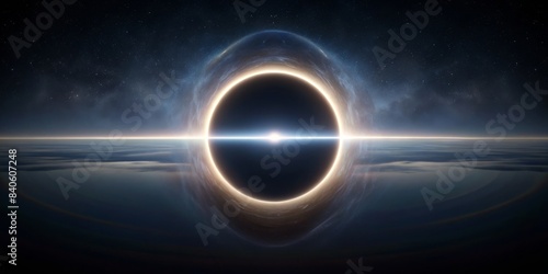 black hole in space photo