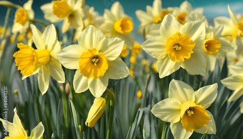 yellow daffodils in spring © Srabon