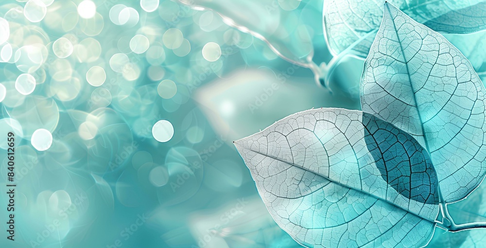 abstract background. White tone Closeup of a leaf with a white blurred nature background. Simple banner design. Blurred background, in the style of bokeh abstract background. White tone Closeup of a leaf with a white blurred nature background. Simple banner design. Blurred background, in the style of bokeh
