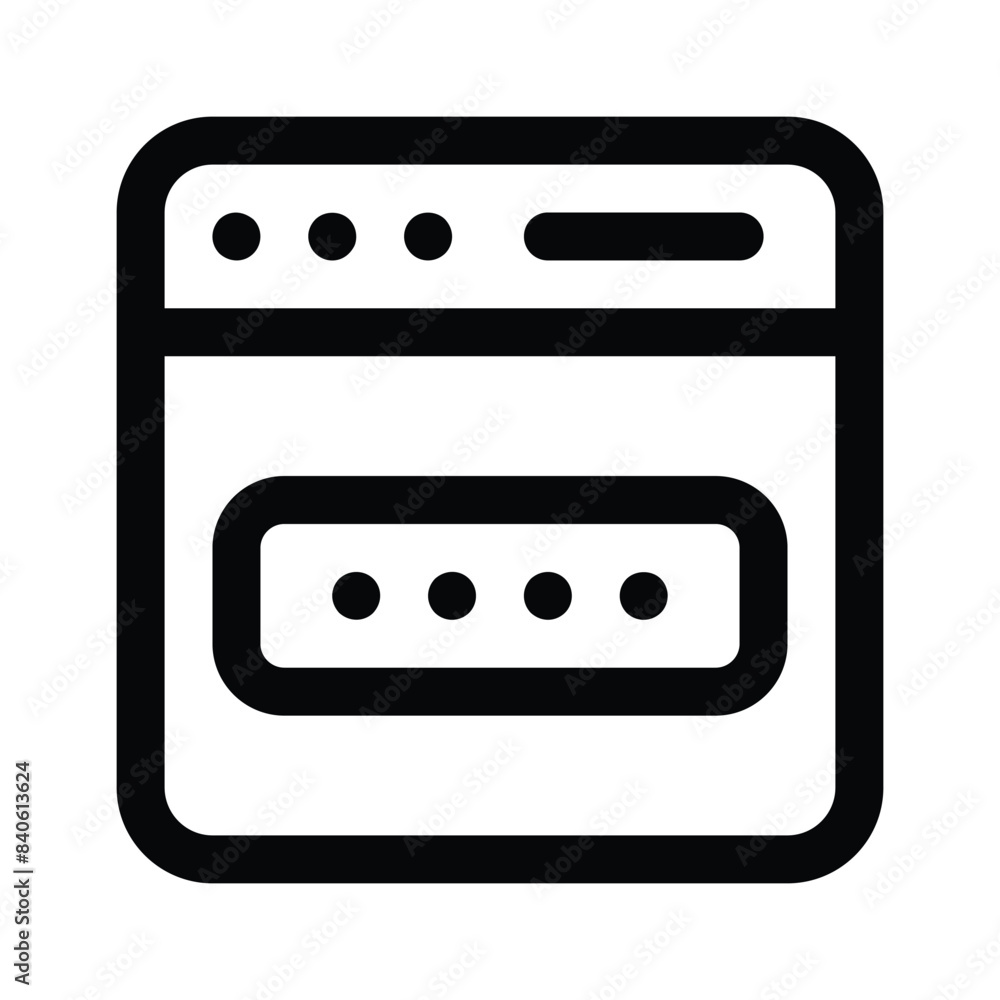 An amazing vector of website security in trendy style An amazing vector of website security in trendy style