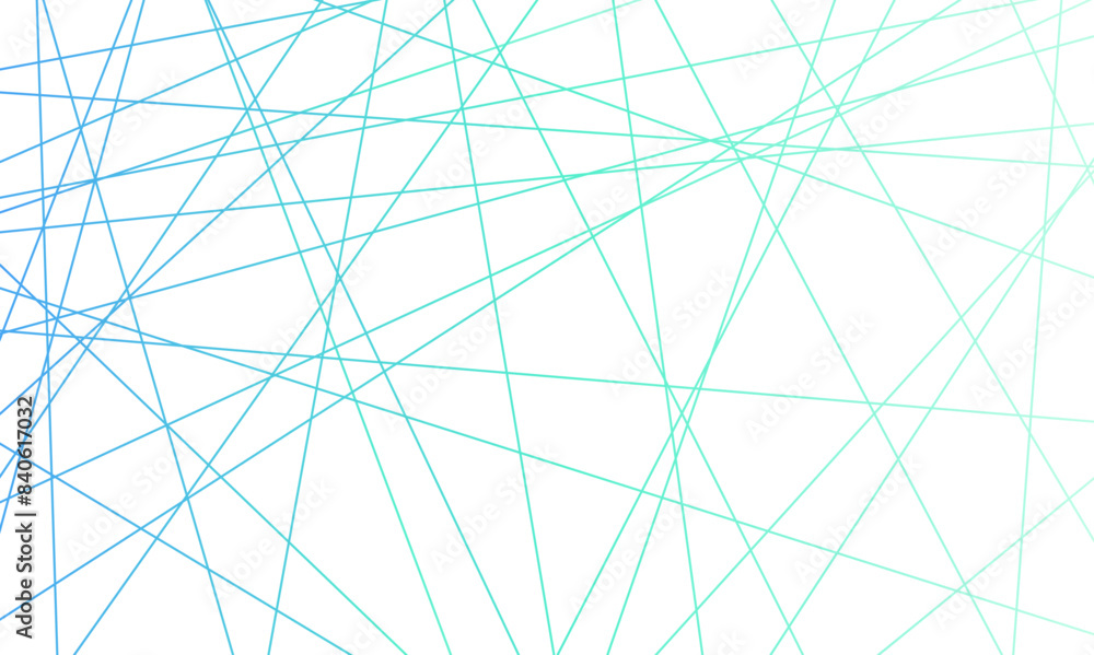 Gradient blue random chaotic lines on transparent background. Gradient blue random chaotic lines on transparent background.