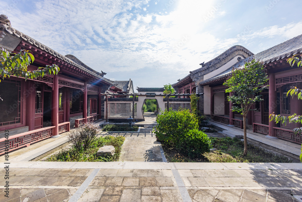 Fototapeta premium View of Rongzi winery, Xiangning County, Linfen City, Shanxi Province
