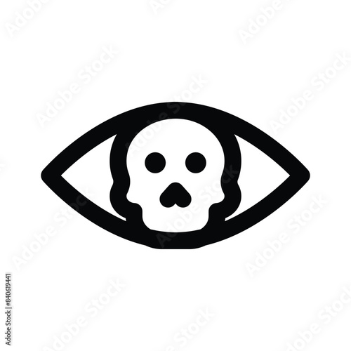 Take your hold on creative icon of monitoring threat, customizable vector