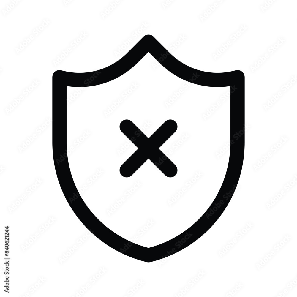 Obraz premium Get this amazing icon of no security, ready for premium use