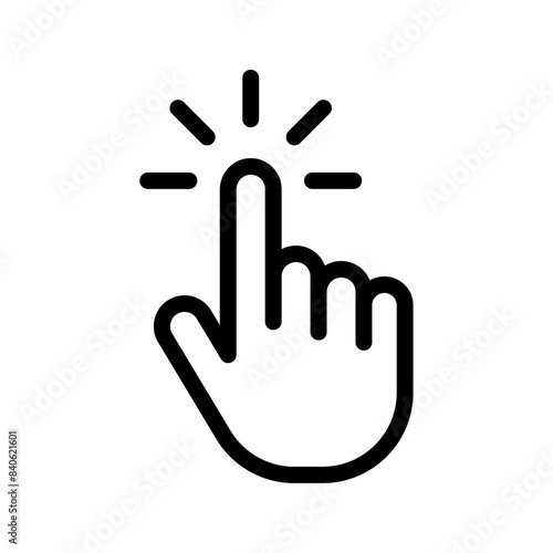 Click hand cursor icon