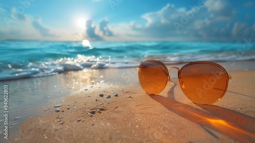 Wallpaper Mural Radiant Summer Sunshine Escape - Bright and Cheerful Object on Isolated White Background Torontodigital.ca