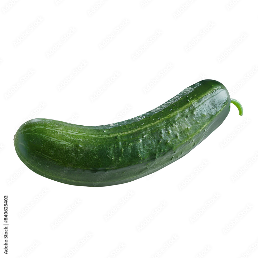 Fresh Cucumber Isolated on White Background Fresh Cucumber Isolated on White Background