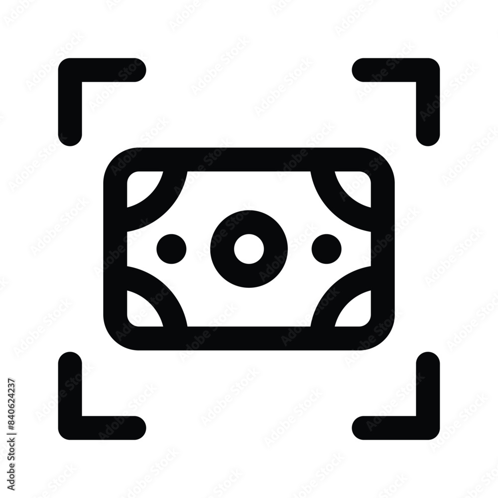 Check this amazing icon of money scanning, ready to use icon Check this amazing icon of money scanning, ready to use icon