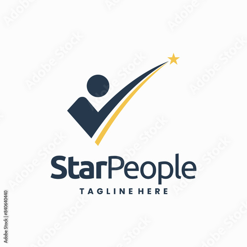 good people star logo, star people logo