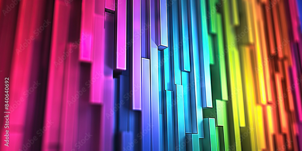 Sale Spectrum: Abstract spectrum of colors representing different discount levels in a vibrant display Sale Spectrum: Abstract spectrum of colors representing different discount levels in a vibrant display