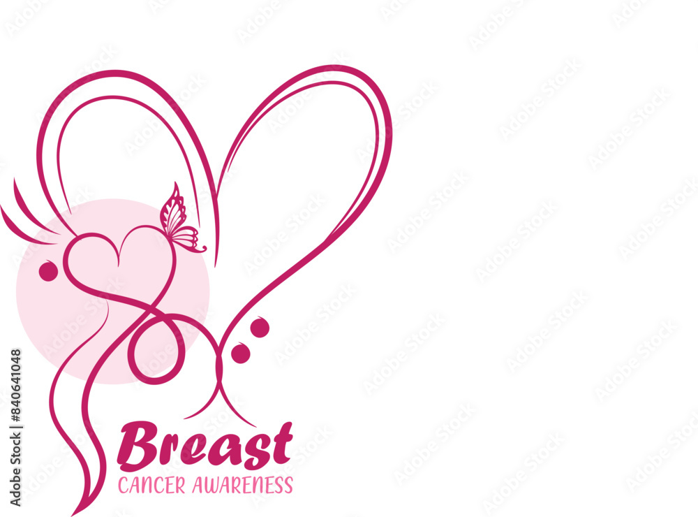 Hand drawn flat international day against breast cancer illustration
Hand drawn flat international day against breast cancer illustration