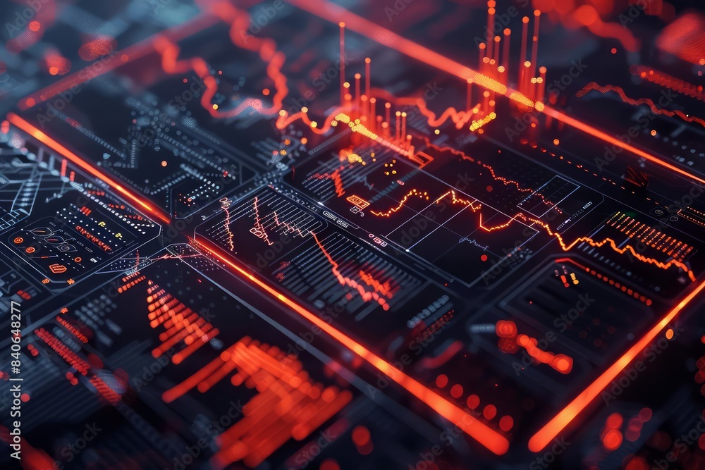 A visually striking and hightech representation of the cryptocurrency market, showcasing advanced analytics and cuttingedge graphics A visually striking and hightech representation of the cryptocurrency market, showcasing advanced analytics and cuttingedge graphics