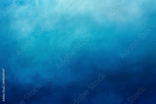 Blue grainy gradient background with soft transitions. For covers  wallpapers  brands. Generative ai