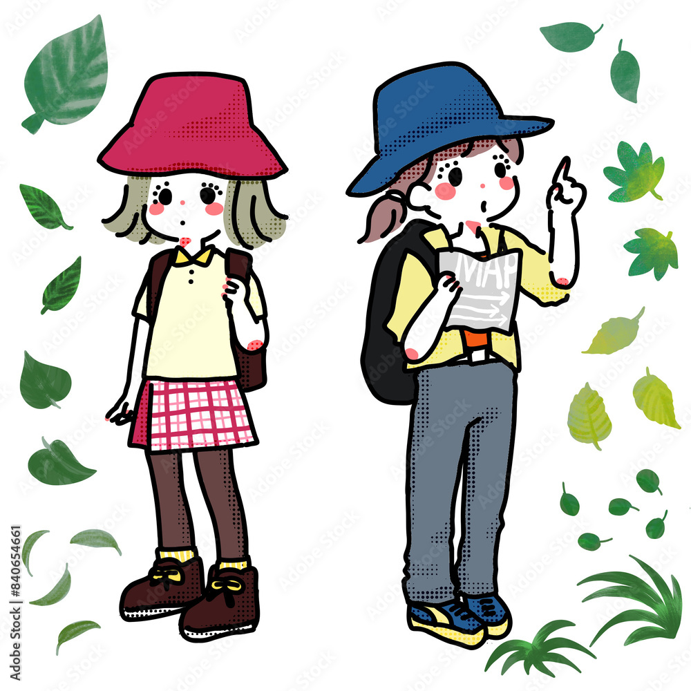 お出かけのふたり お出かけのふたり