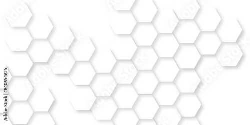 White Hexagonal Background. Luxury White Pattern. Vector Illustration. 3D Futuristic abstract honeycomb mo. Hexagonal white hexagons honeycomb wallpaper with copy space for web cell honeycomb texture.