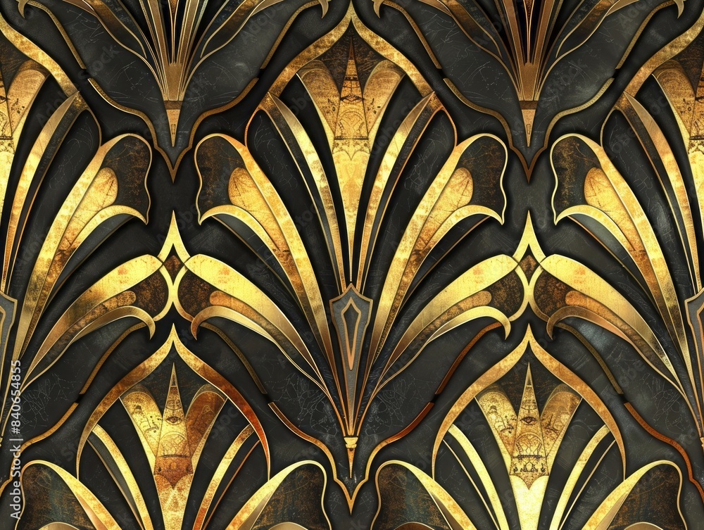 Art deco pattern background Art deco pattern background