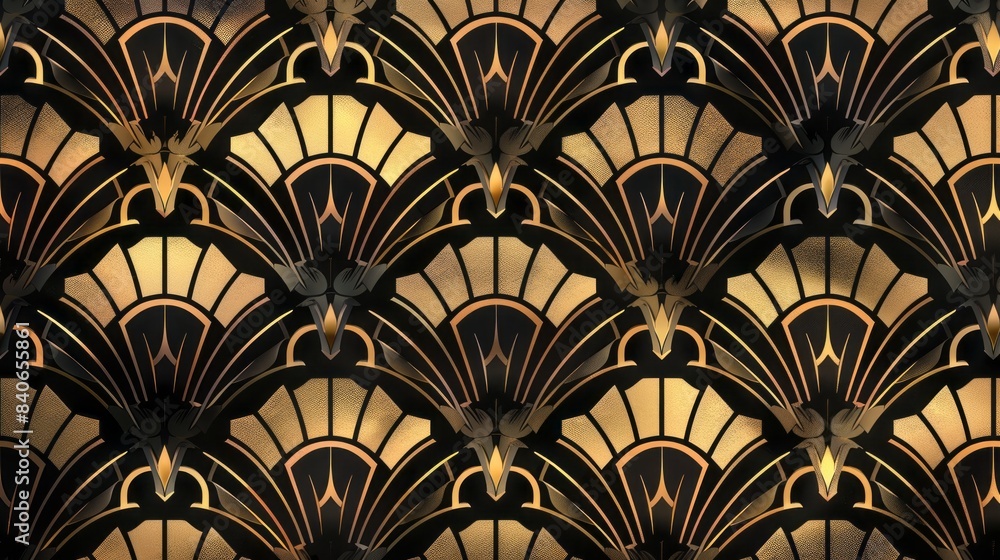 Art deco pattern background Art deco pattern background