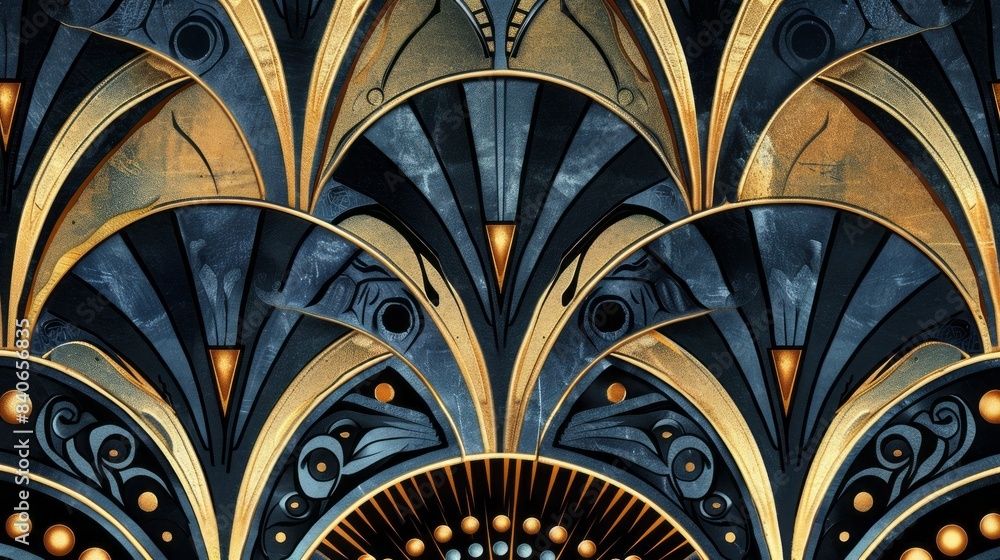 Art deco pattern background Art deco pattern background