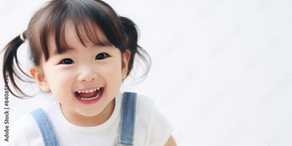 A young girl holding a toothbrush in her mouth, a common scene of daily hygiene A young girl holding a toothbrush in her mouth, a common scene of daily hygiene