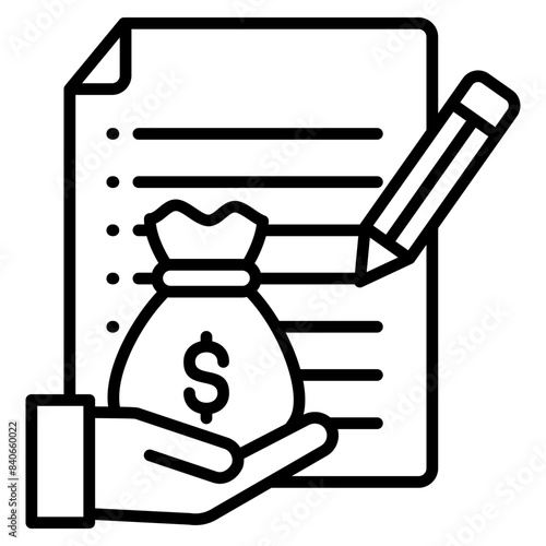 Claims Paid  Icon Element For Design