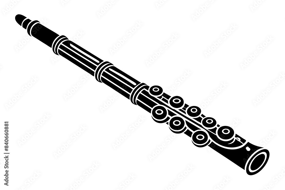 aria flute silhouette vector illustration aria flute silhouette vector illustration