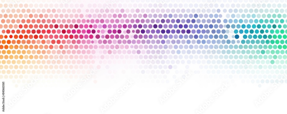 Dots in gradient color, in order from light to dark, top-down ...
