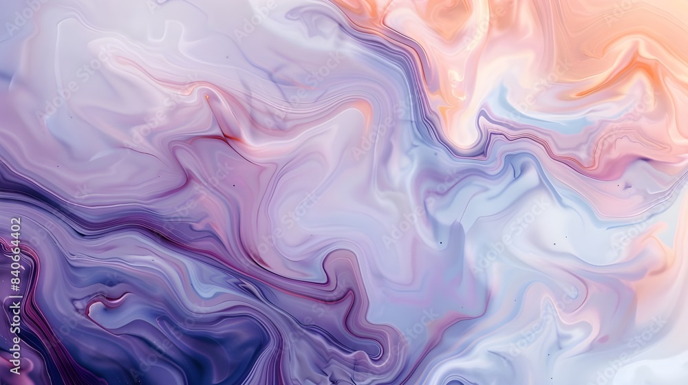 Dreamy Flowing Lines and Soft Colors Creating a Meditative Abstract Background. Dreamy Flowing Lines and Soft Colors Creating a Meditative Abstract Background.