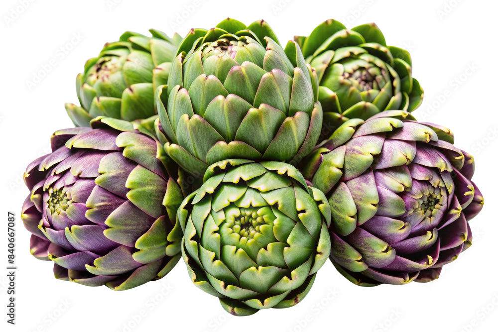 Obraz premium artichoke isolated on a transparent background