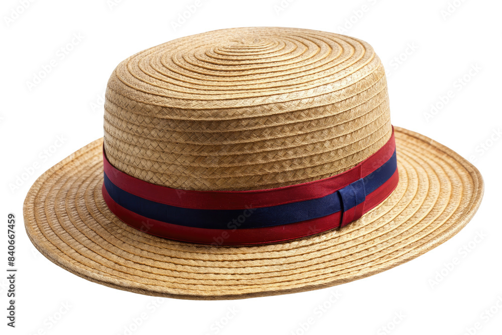 boater hat isolated on a transparent background boater hat isolated on a transparent background