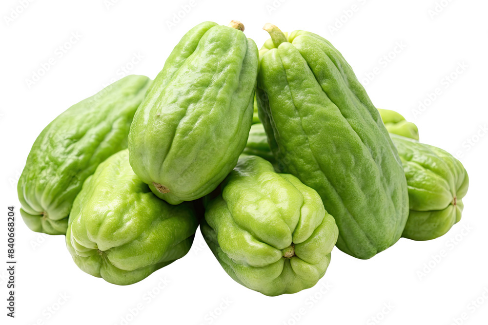 chayote isolated on a transparent background chayote isolated on a transparent background