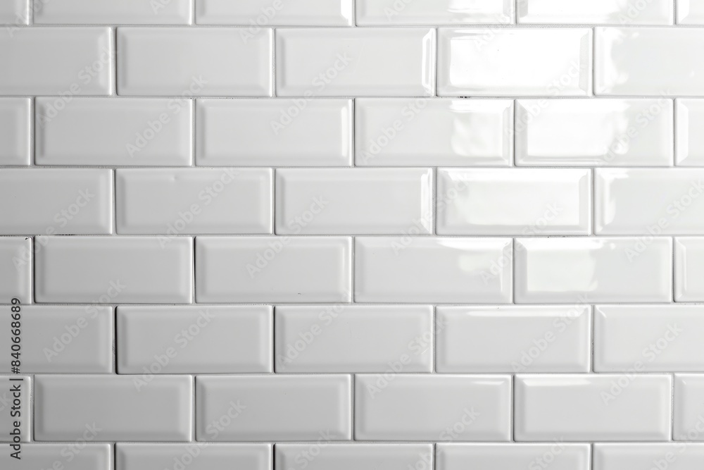 Close-up shot of a white tiled wall with slight texture and no other objects in frame Close-up shot of a white tiled wall with slight texture and no other objects in frame