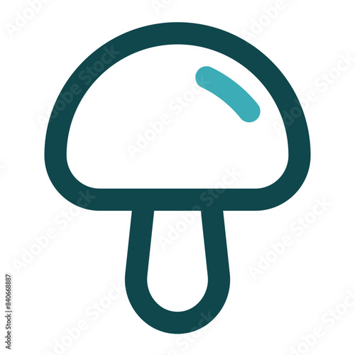mushroom icon for illustration