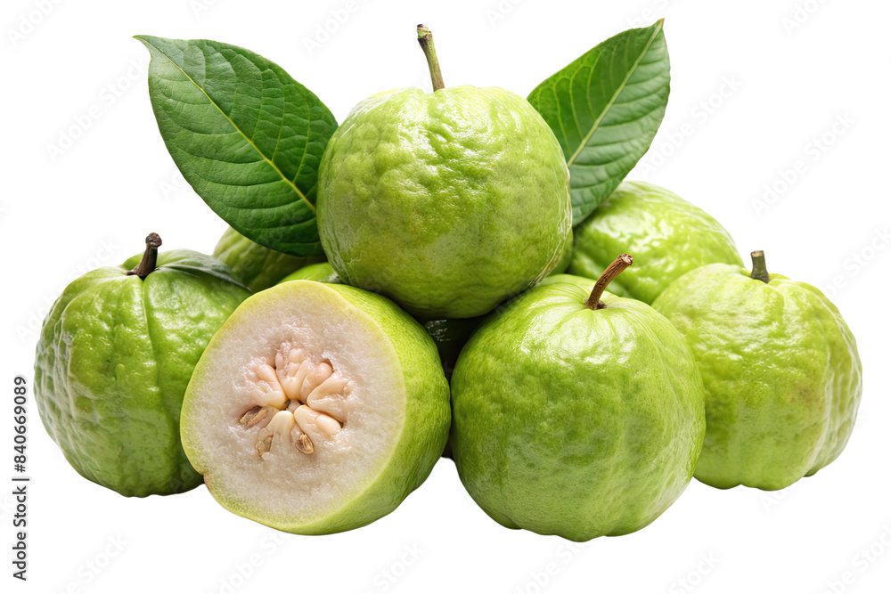guava isolated on a transparent background guava isolated on a transparent background