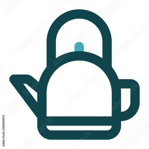 tea pot icon for illustration